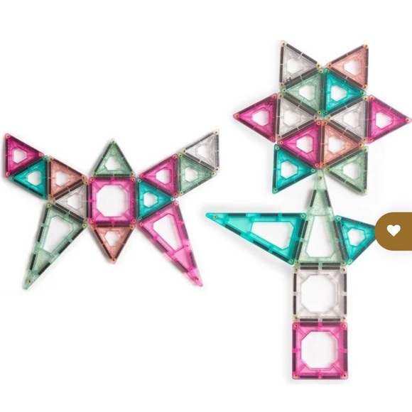 FAO Schwarz Magnetic Tile Set 40 Pieced AGES 3+ - Picture 4 of 8